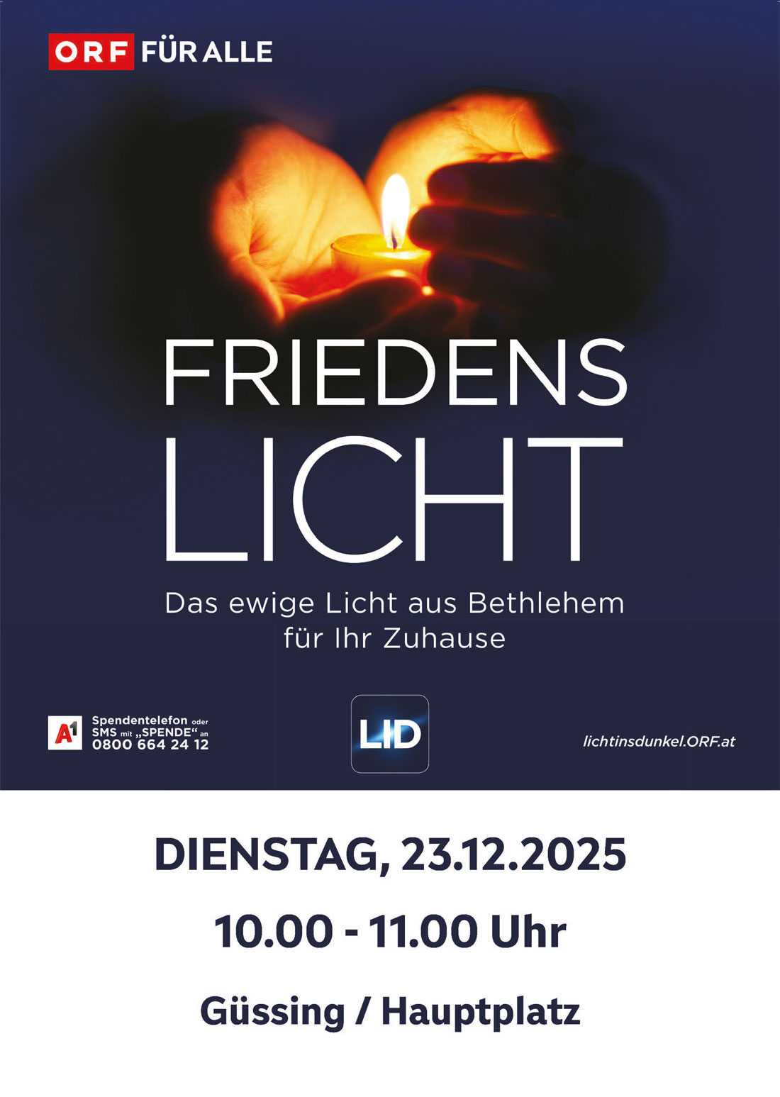 Friedenslicht Güssing web