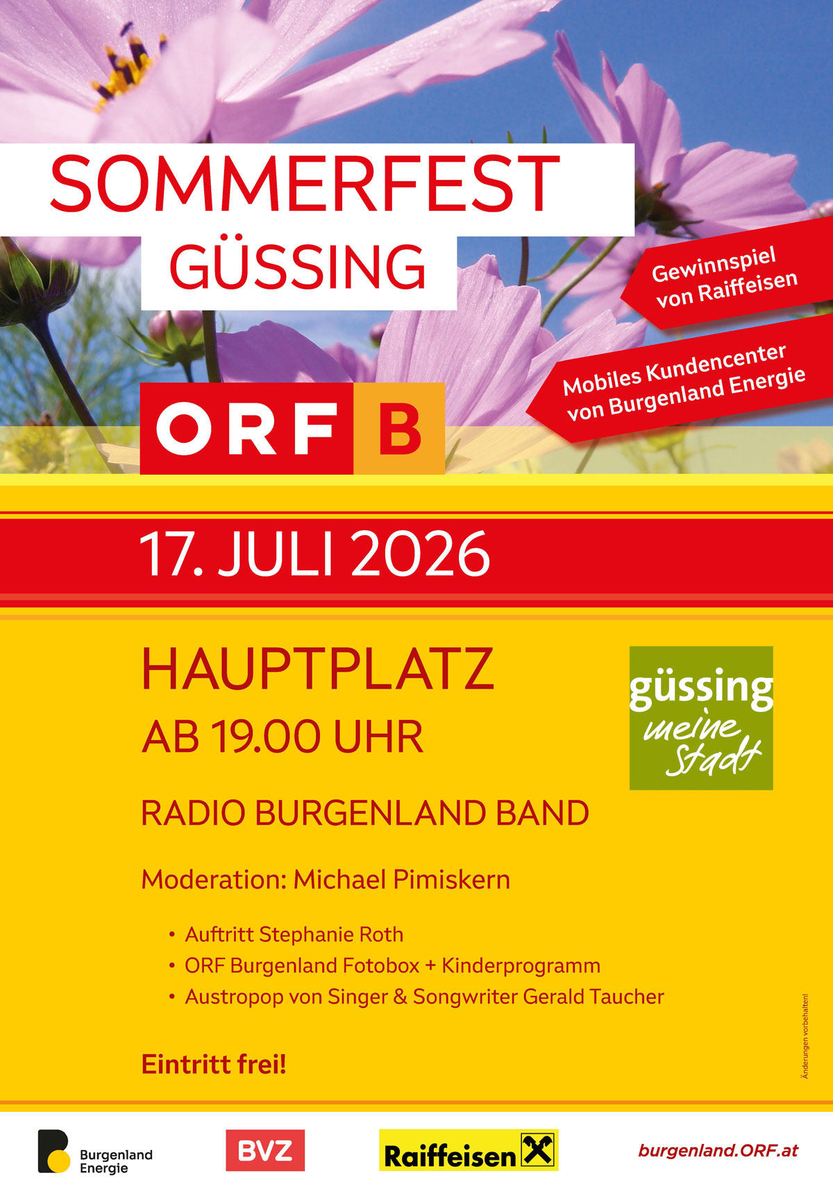 Güssing Sommerfest 2026 web